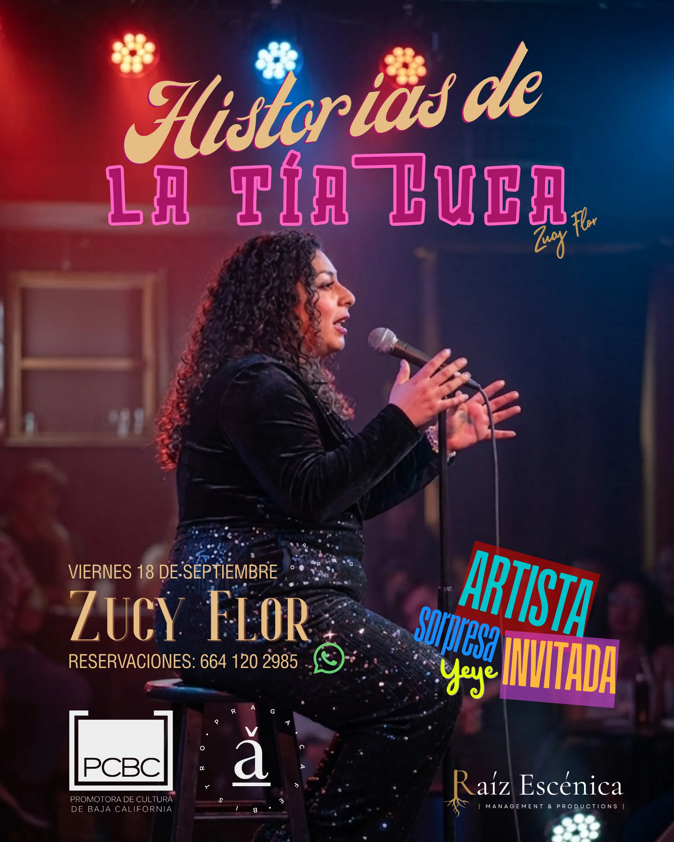 Cartelera ZucyFlor 18 de Septiembre